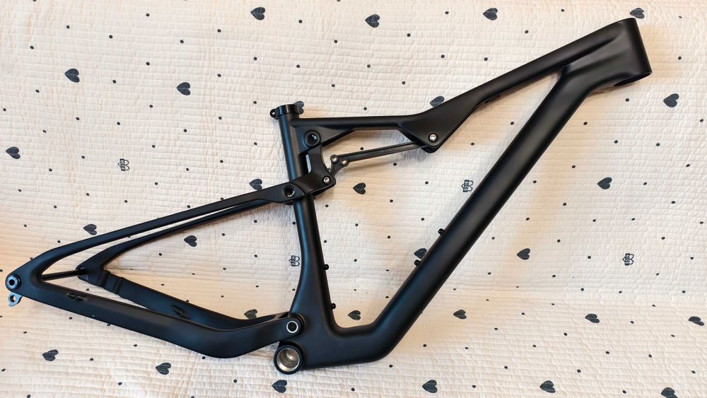 Карбоновые рама подвес SPCYCLE и колёса в сборе 29"