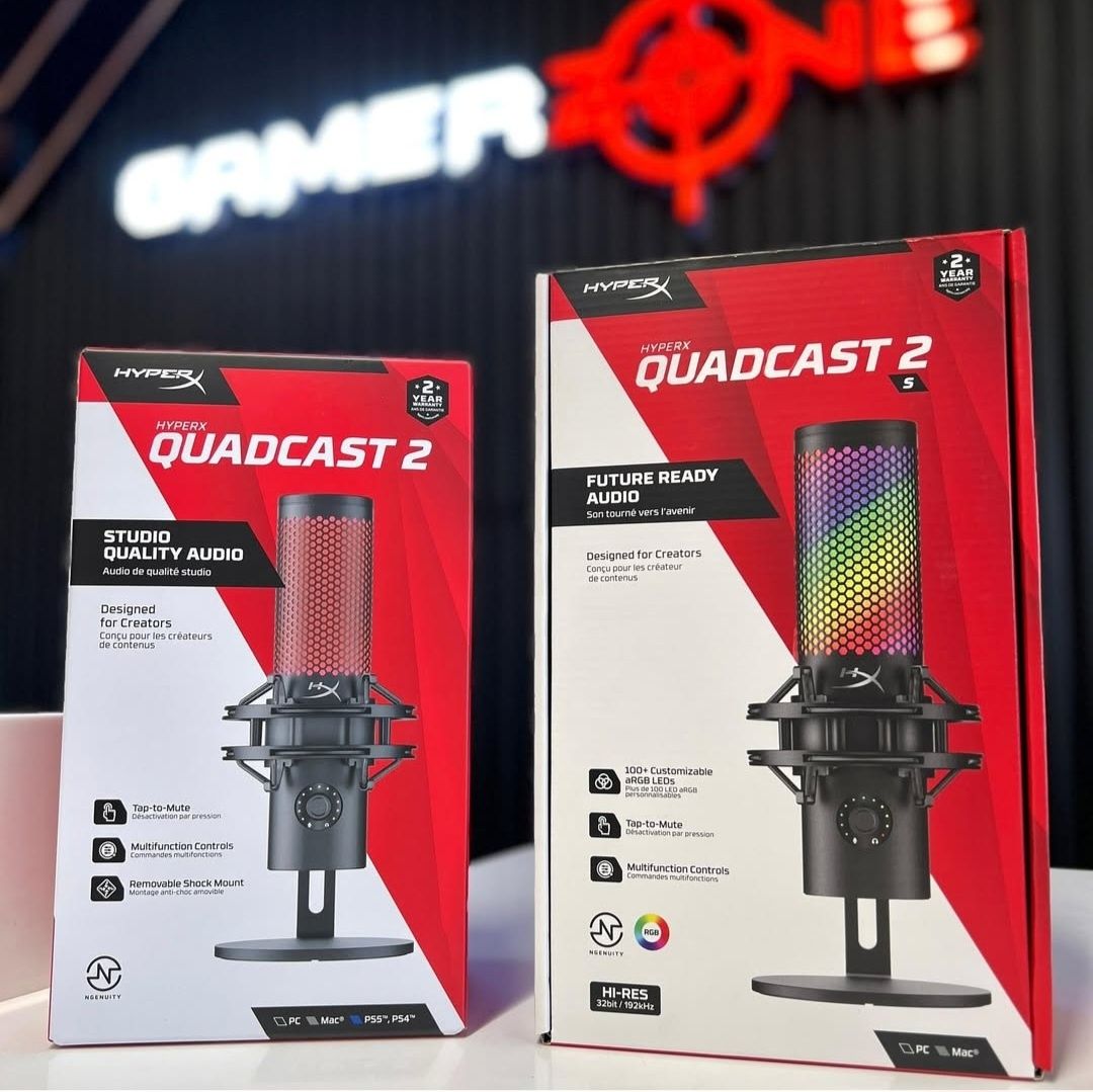 Топ! Hyperx Quadcast 2 RED (1шт) Проводной Микрофон USB
