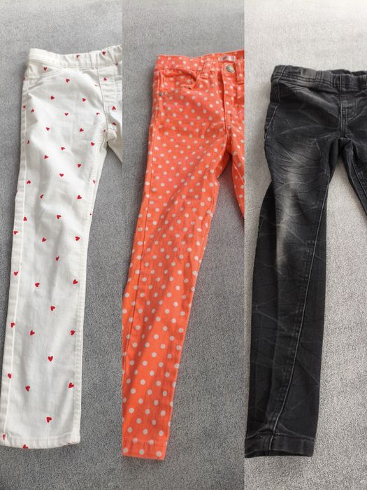 Lot 3 perechi de blugi de fetițe 122