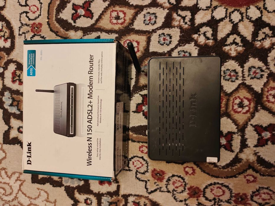Модем роутер D-Link  Wireless N 150 ADSL2