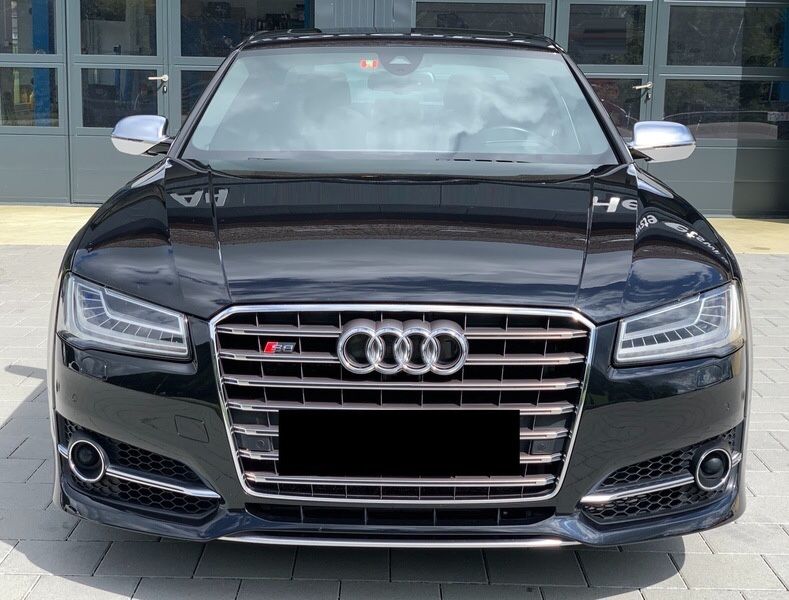 Предна броня Ауди С8 решетка Audi S8 4H matrix маска Д4 4.2 ротор