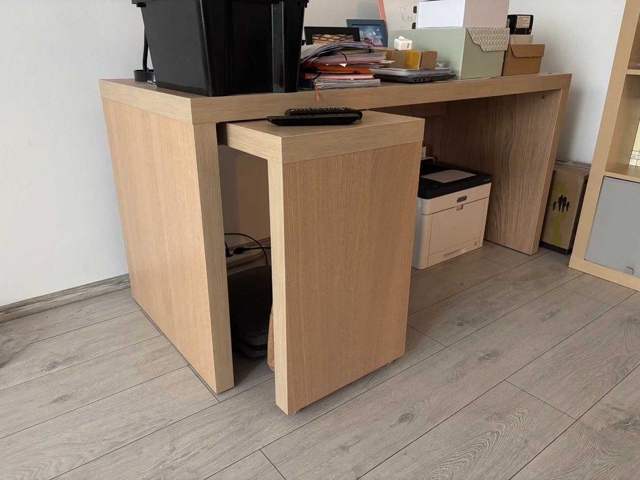 Birou cu tăblie culisantă Malm Ikea