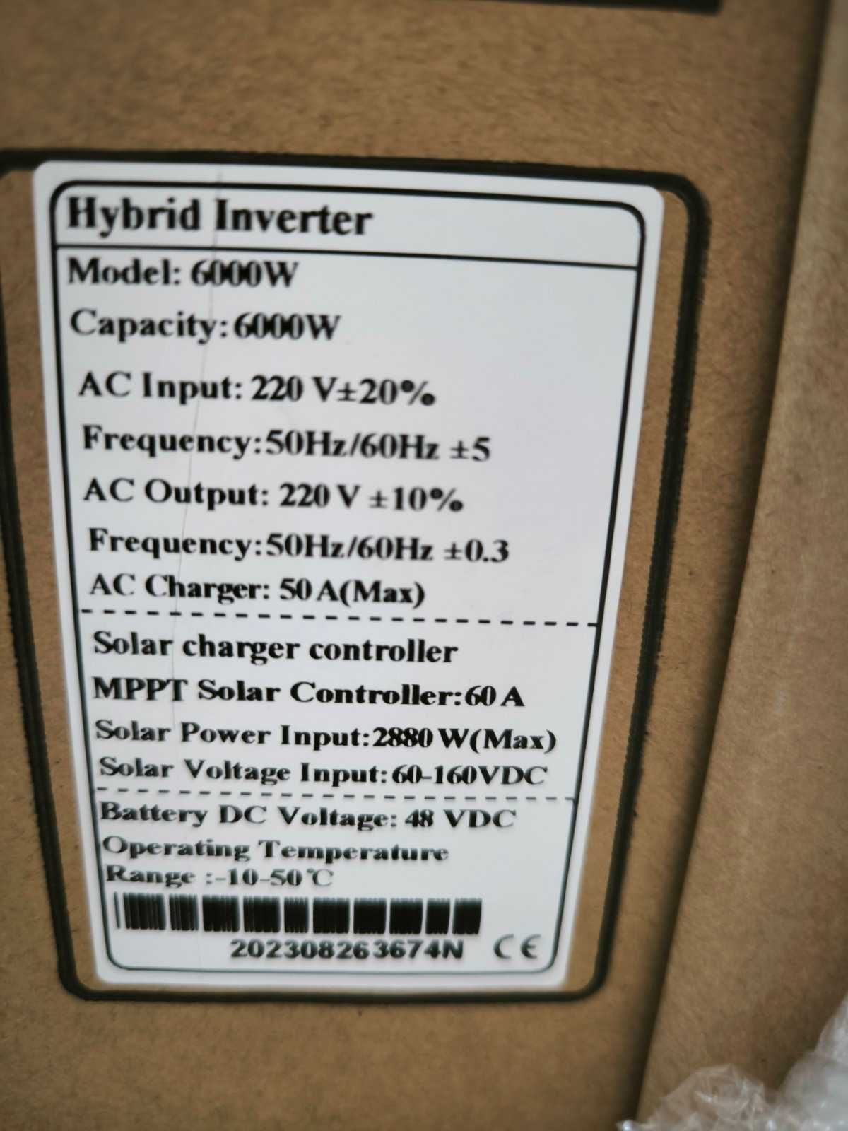ПРОМО !!! Хибридна соларна с-ма 6000 W и много други интересни оферти