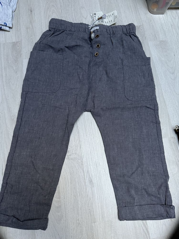 Pantaloni 54%in, Reserved, marime 104, cu eticheta, 35lei