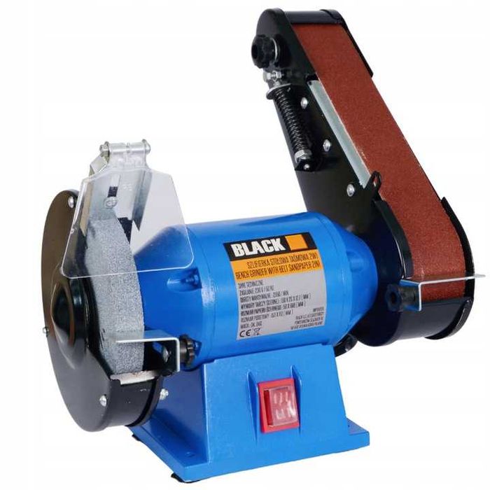 Polizor de banc 250W piatra disc 150mm si cu banda (46505)