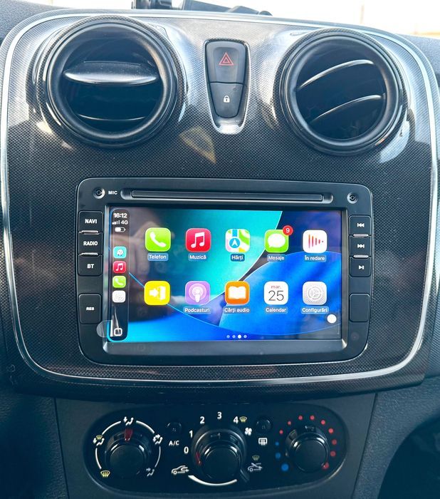 Navigatie 4GB GPS Android Carplay Auto QLed WIFI DSP Skoda Octavia 2