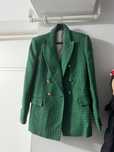 Sacou ZARA verde smarald M, elegant, stare excelentă