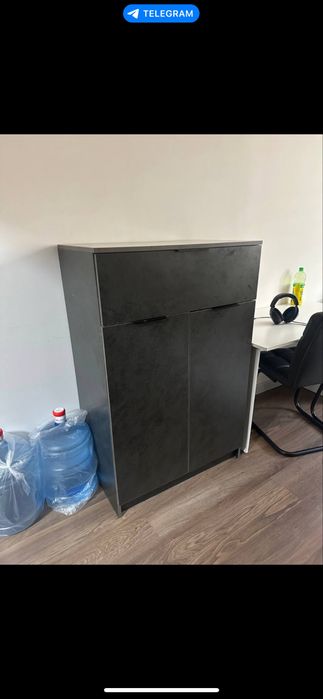 Черные, белые шкафы /обувница/комоды