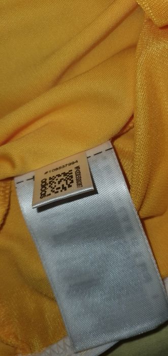 Tricou sport Adidas ClimaLite culoare galben marime S-M