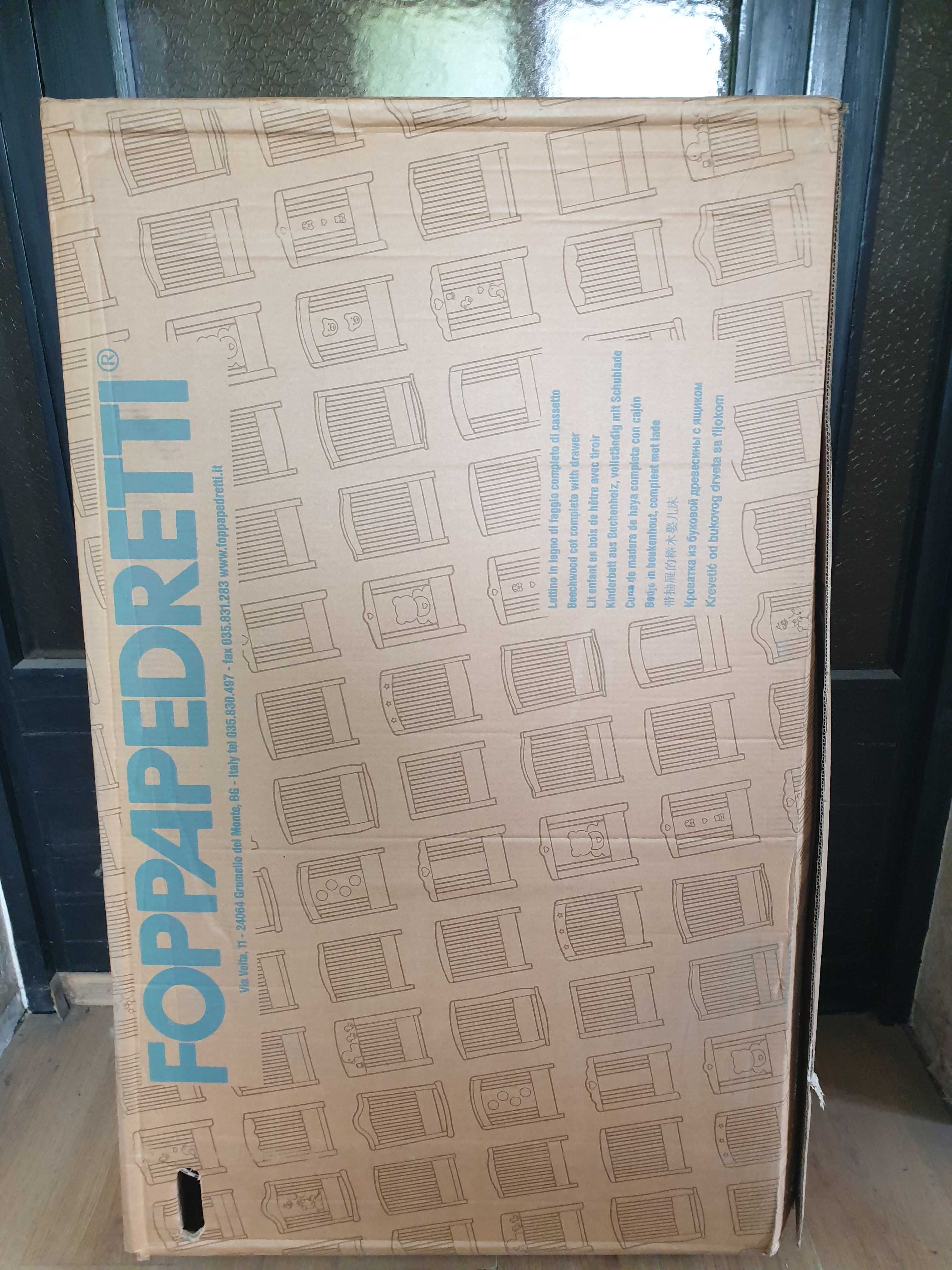 Детско легло FOPPAPEDRETTI, модел CUORE dI MAMMA, масив, ново.