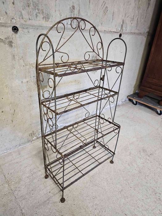 Метална сгъваема ретро етажерка