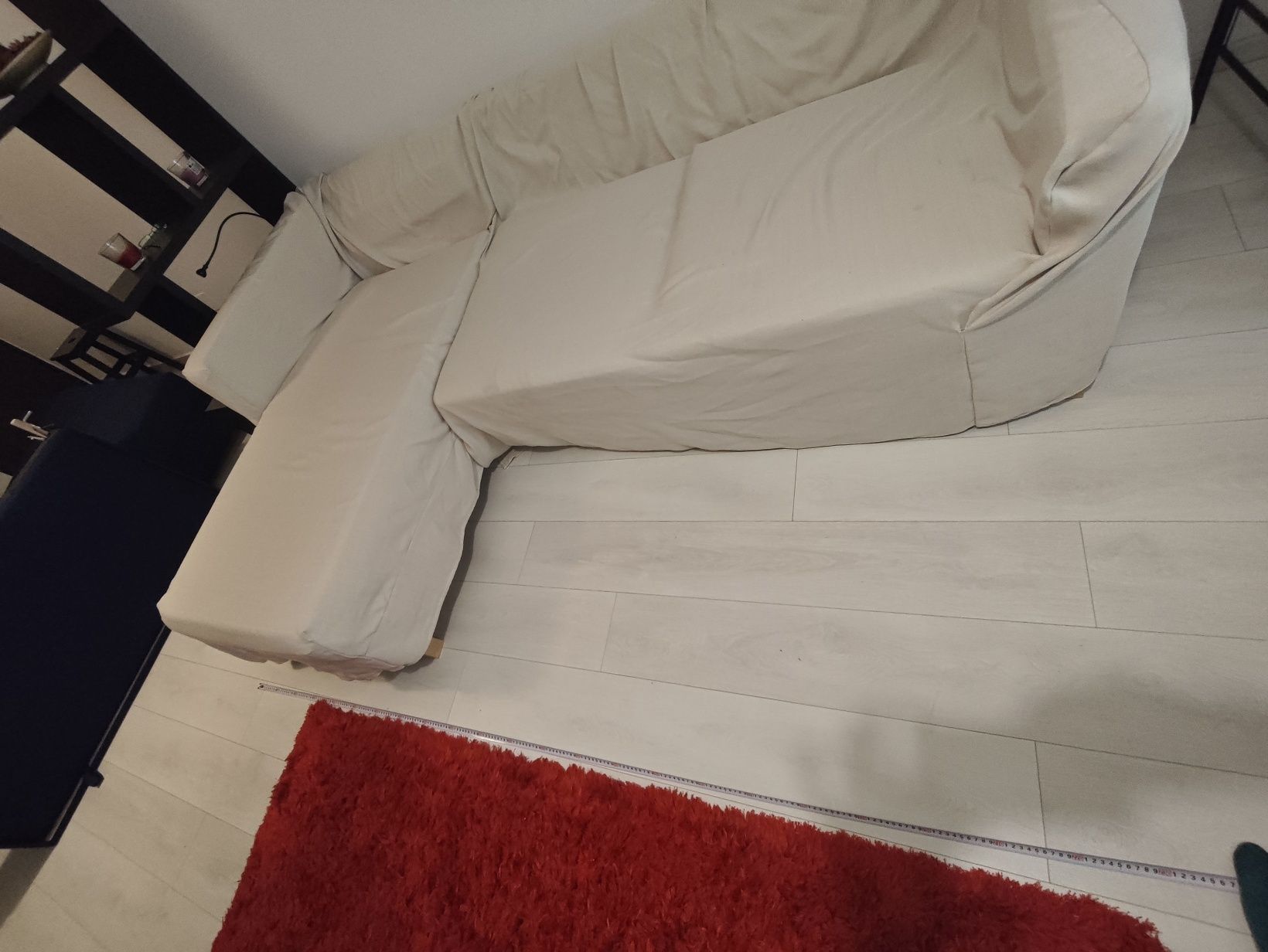 Canapea ikea cu sezlong Karlstad