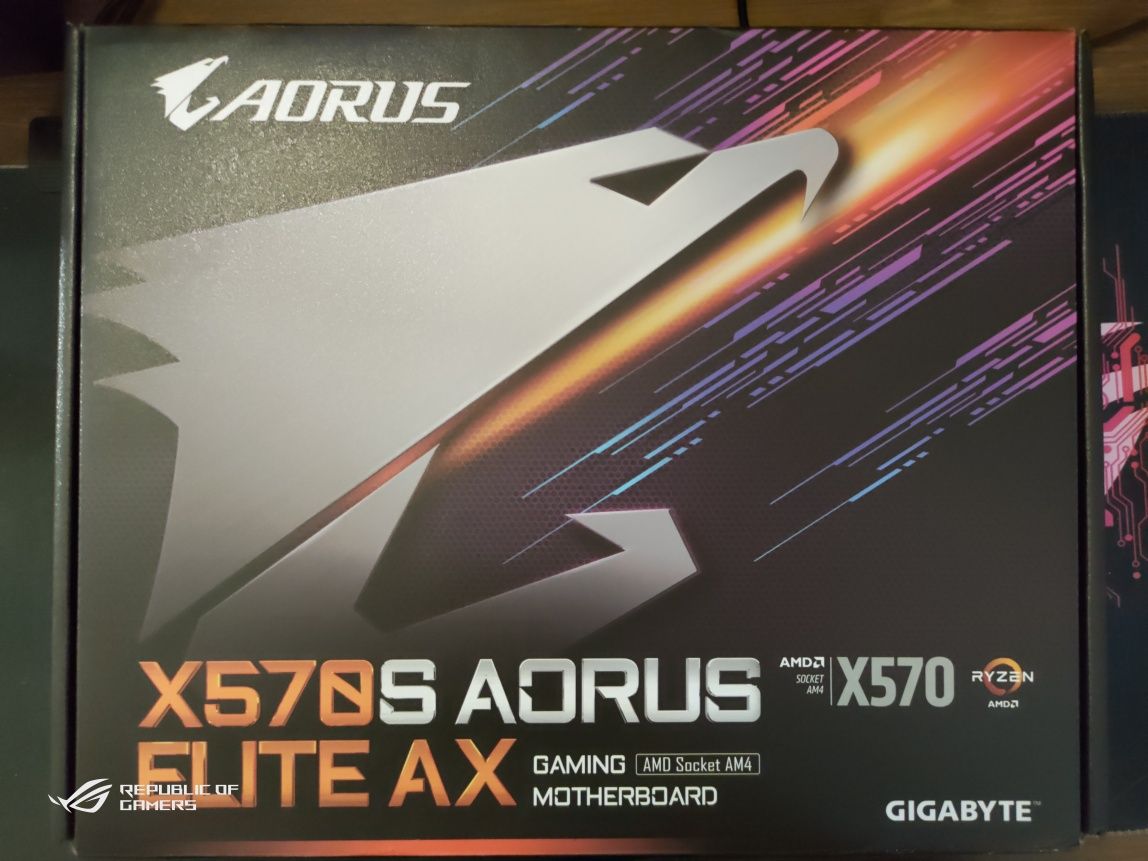 Дъно Gigabyte X570S Aorus Elite Ax + Процесор RYZEN 5 3600X