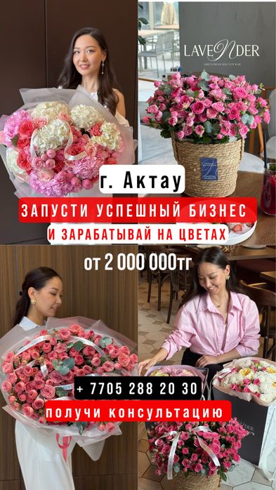 Франшиза прибыльный цветочный бизнес
