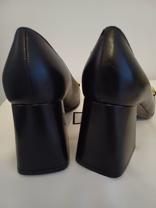 GUCCI 75 mm Horsebit Embellished Pump – размер 38