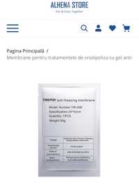 Membrane cu gel anti-inghet pentru criolipoliza 24/42 cm