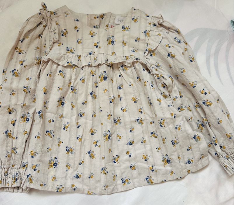 Bluza si rochita Zara 3-5 ani