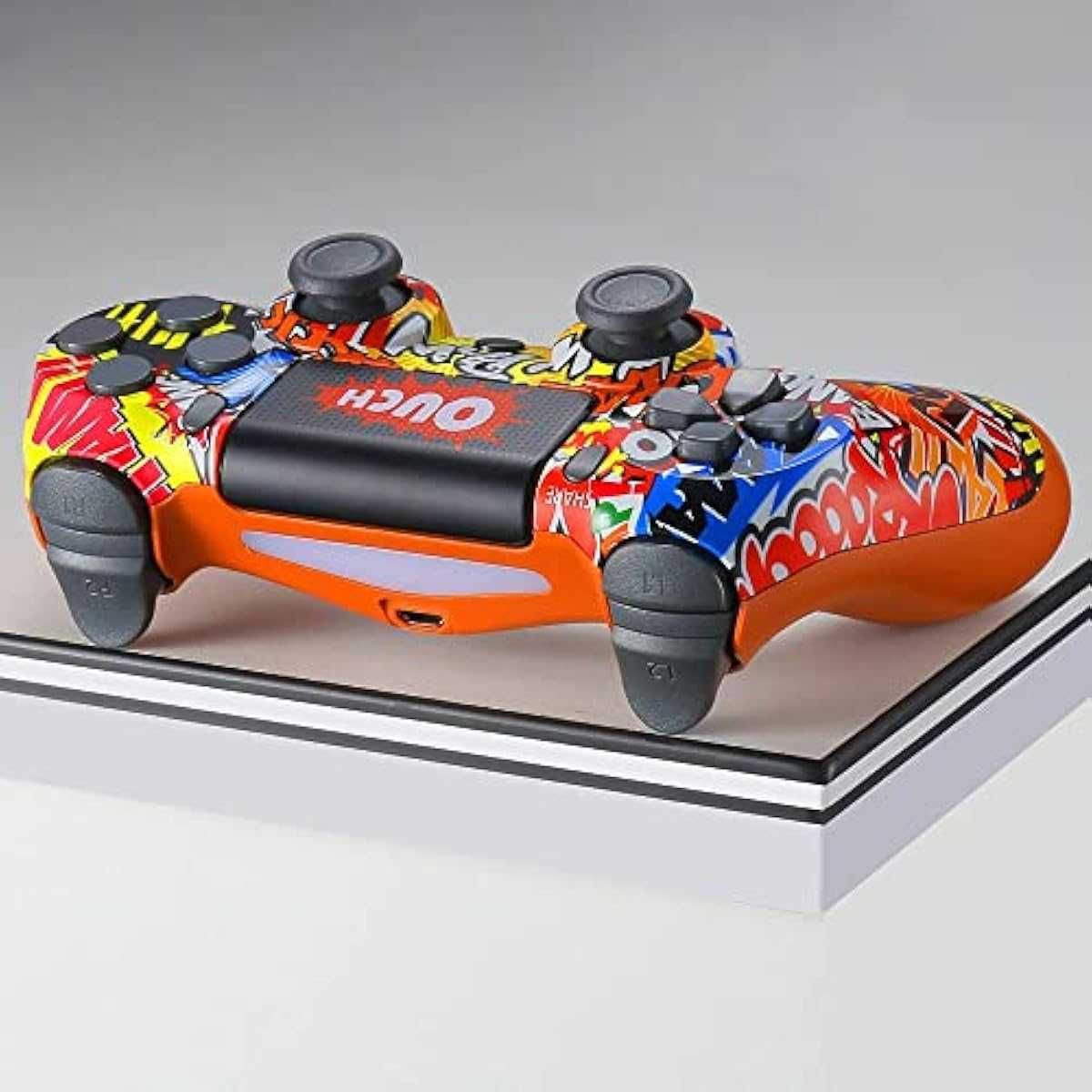 CONNYAM Безжичен контролер, съвместим с PS4