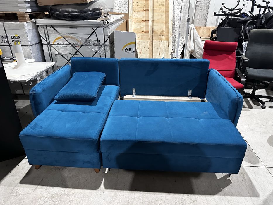 Ъглов диван с функция сън и ракла – наличен на склад – 590лв.