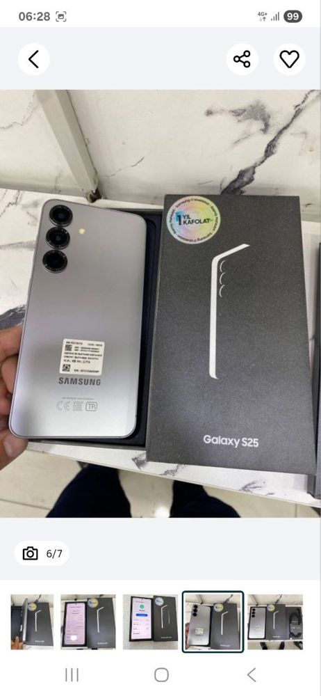 Samsung S 25 srochni sotiladi