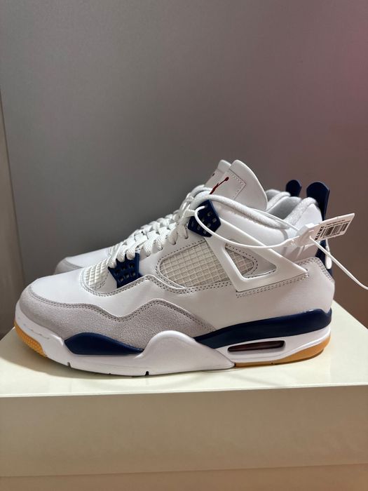 Jordan 4 NAVY SB noi in cutie originali
