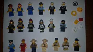 Figurine Lego City pompieri,i politisti, criminali, lucratori