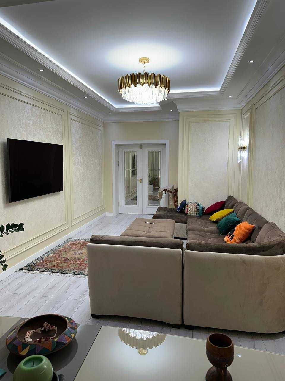 Новостройка, ор-р Skyline, 4 комнатная Евро ремонт 117м2