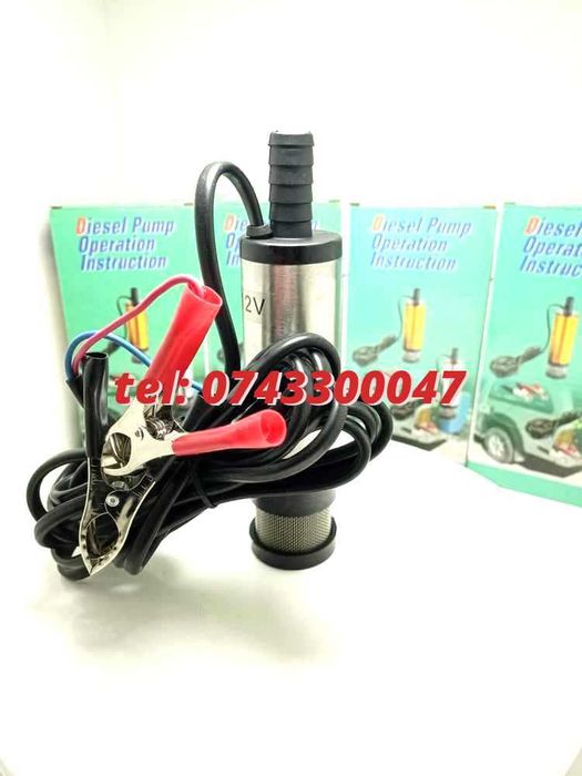 Pompa Submersibila La 12v Ptr Motorina Apa Ulei 12litriminut Din In