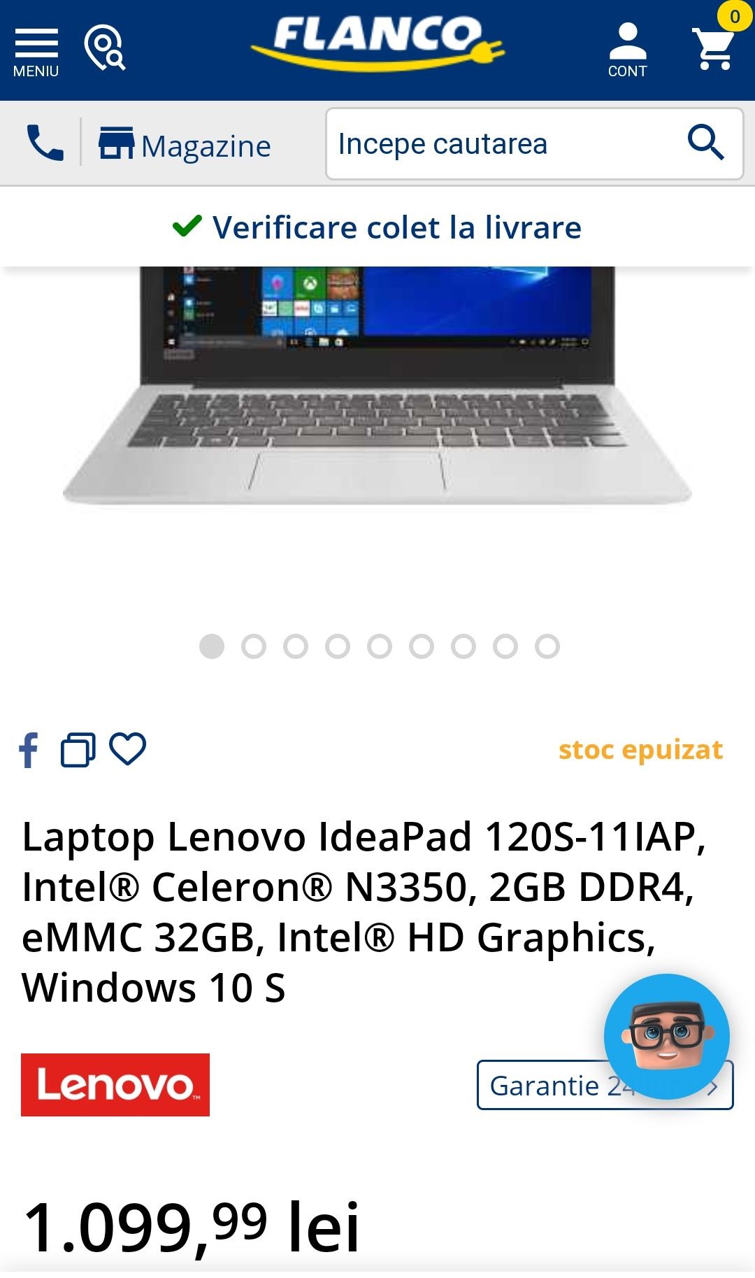 Laptop Lenovo IdeaPad 120S-11IAP