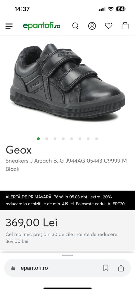 Pantofi piele Geox