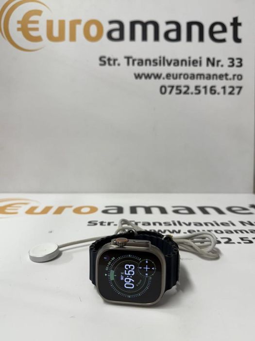Apple Watch Ultra, GPS, Cellular, Carcasa Titanium 49mm bat.99% -T-