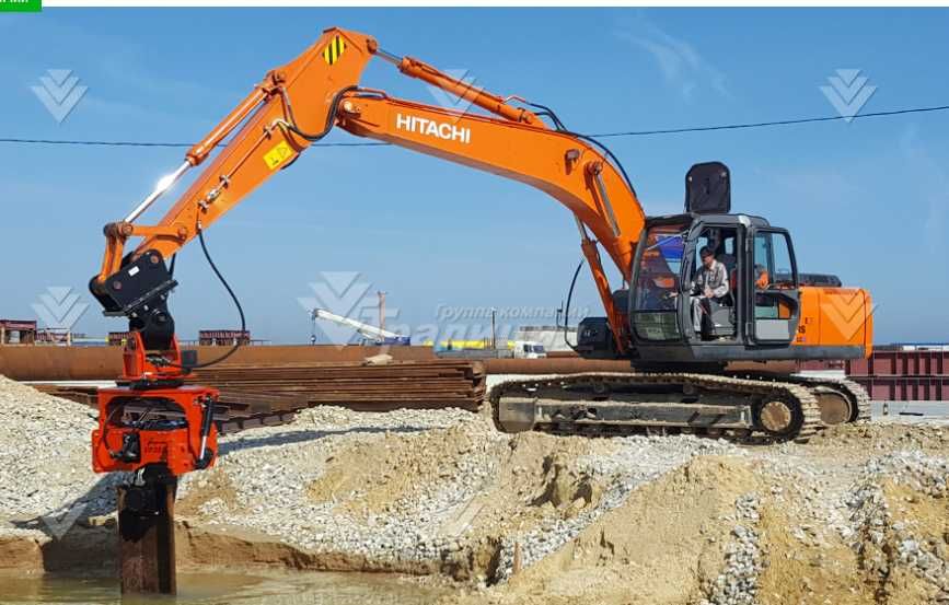 Вибропогружатель для экскаватора CAT Doosan SANY XCMG JCB