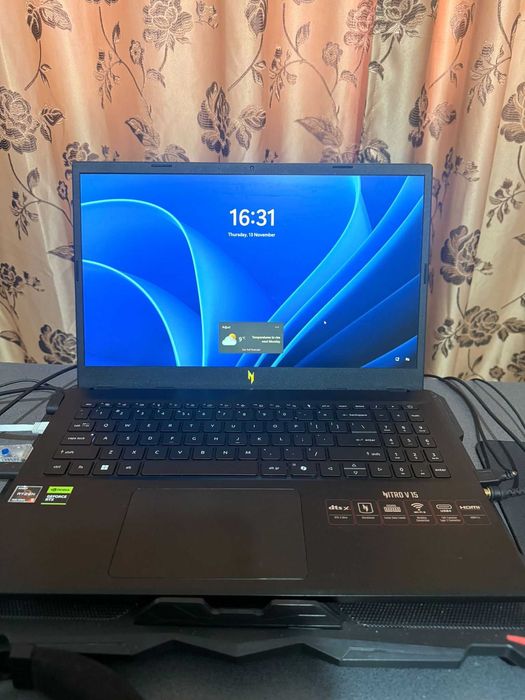 Laptop Acer Nitro V15  Ryzen 5 7535HS, RTX 4050, 16GB RAM, 512GB SSD
