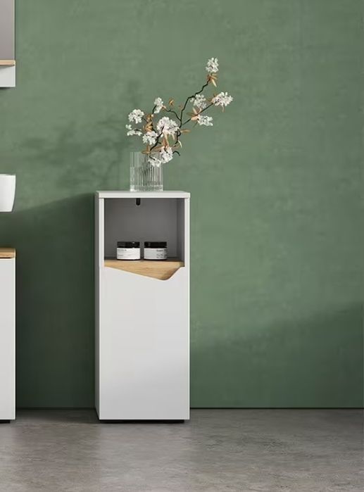 Среден бял шкаф Vicco