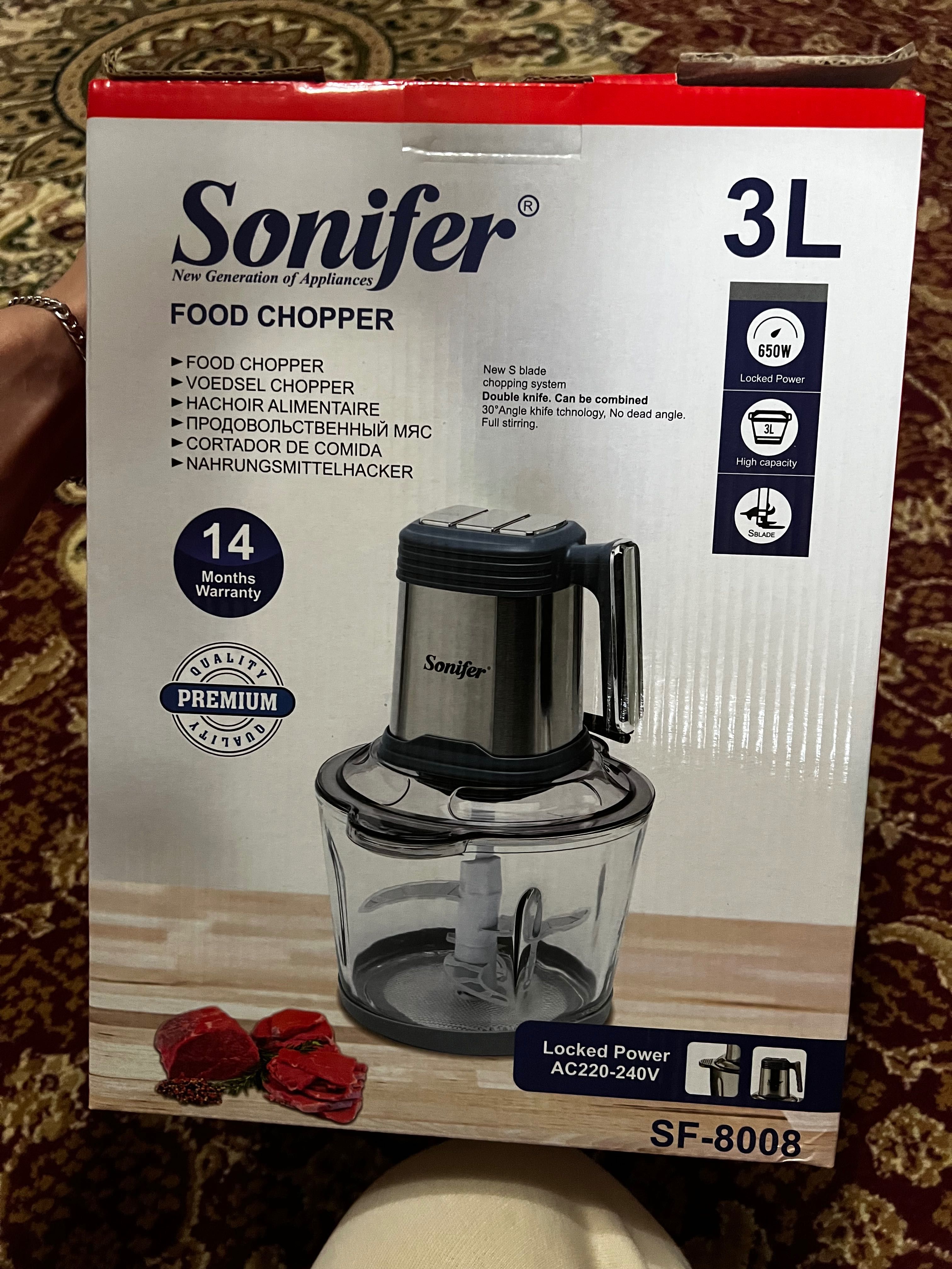 Food chopper SONIFER абсолютно новый