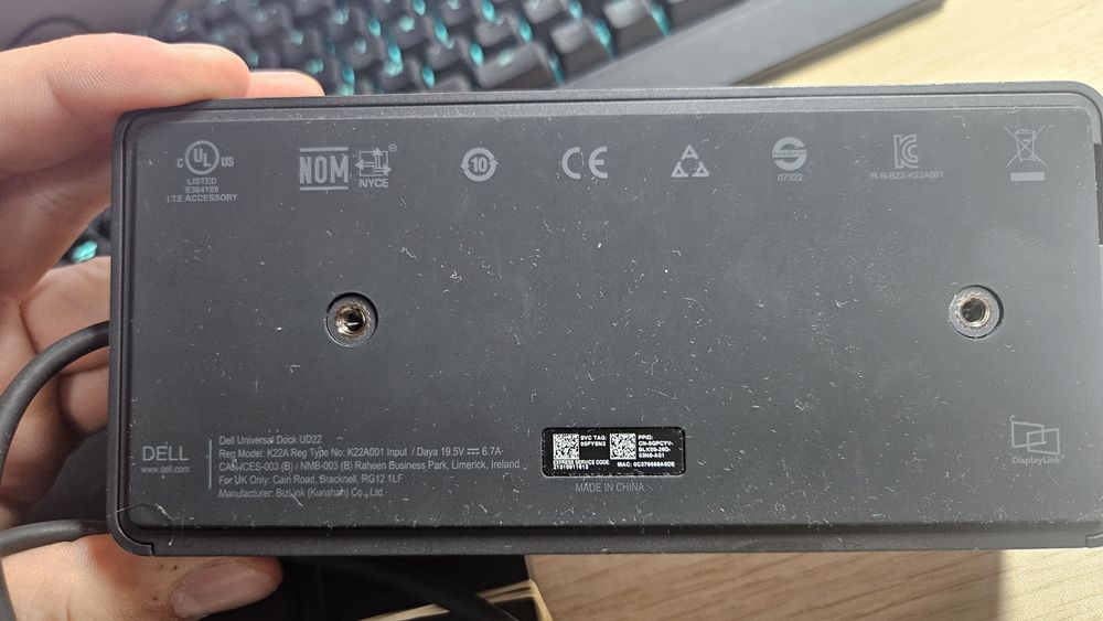 Docking Station Dell Universal Dock UD22/D6000