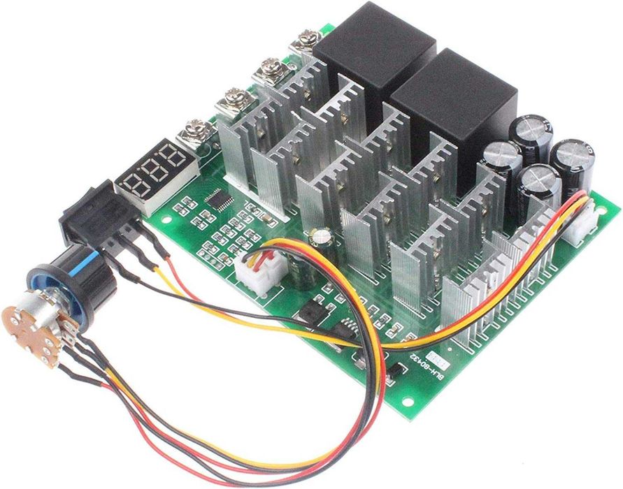 PWM 100A variator turatie regulator turatie motor DC 10-55V. Ambalat!