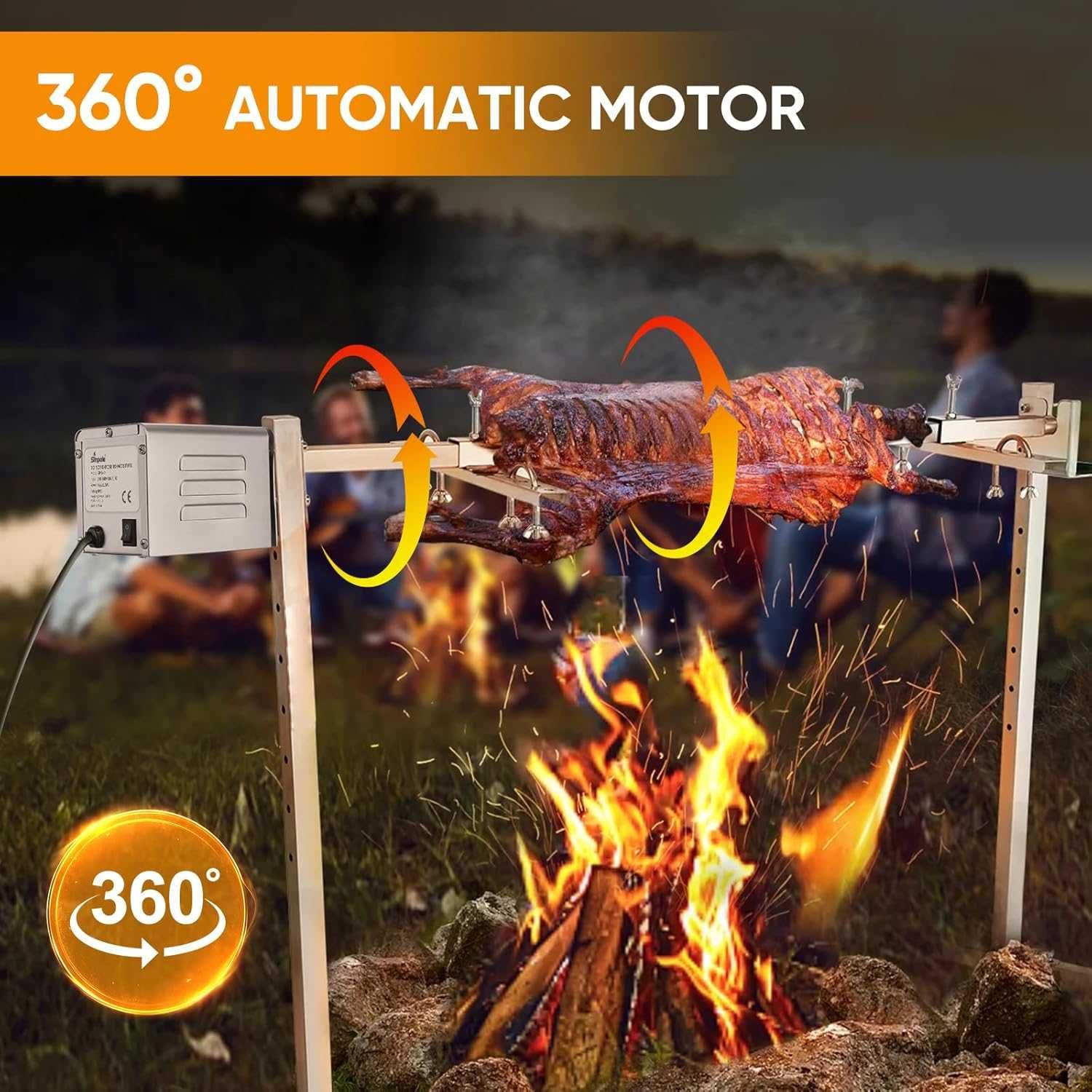 Професионален мотор за барбекю Yontwe SP-S40