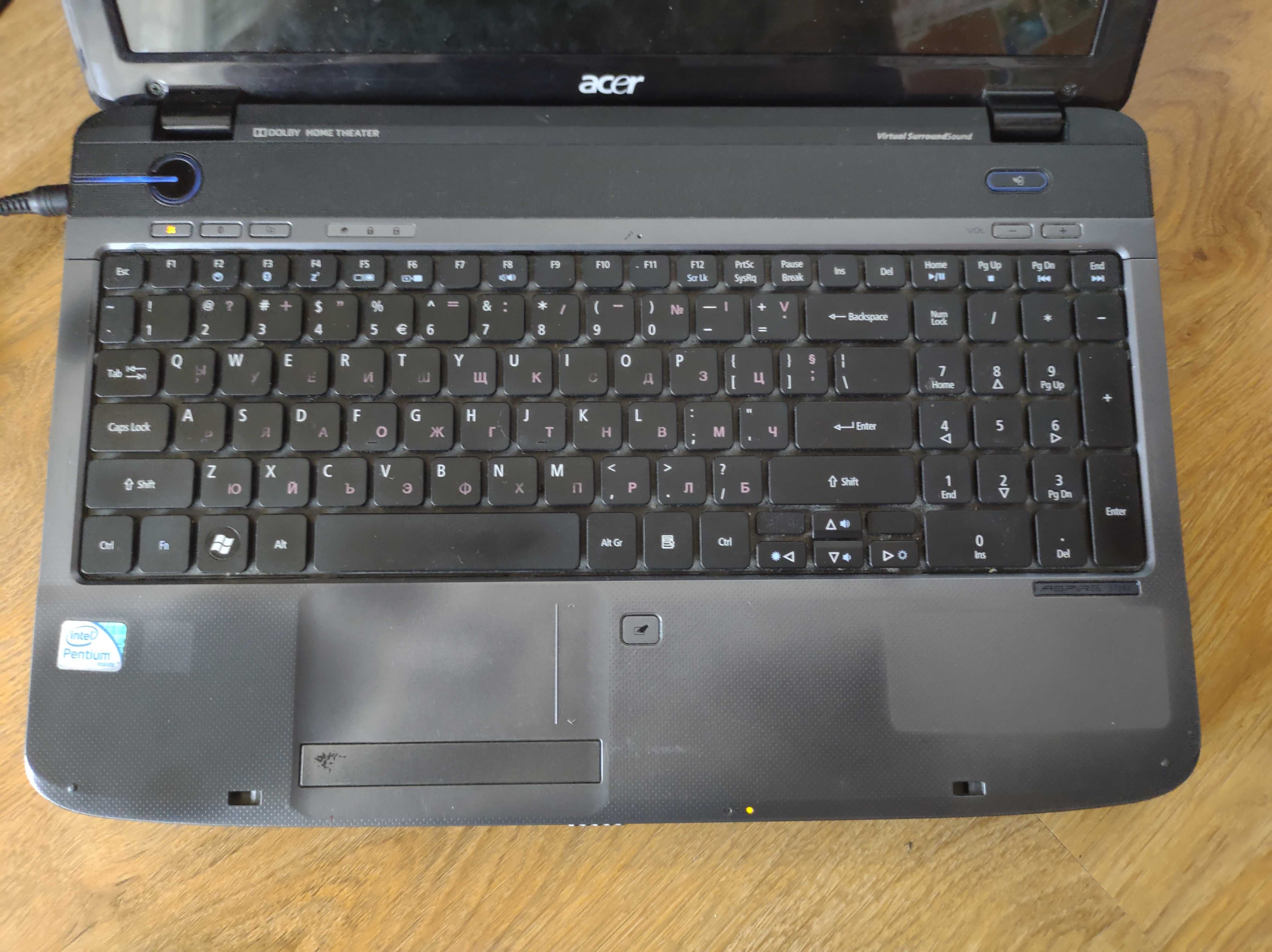 Acer aspire 5738z