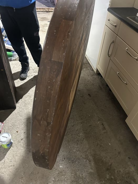 Масивна маса с 4стола