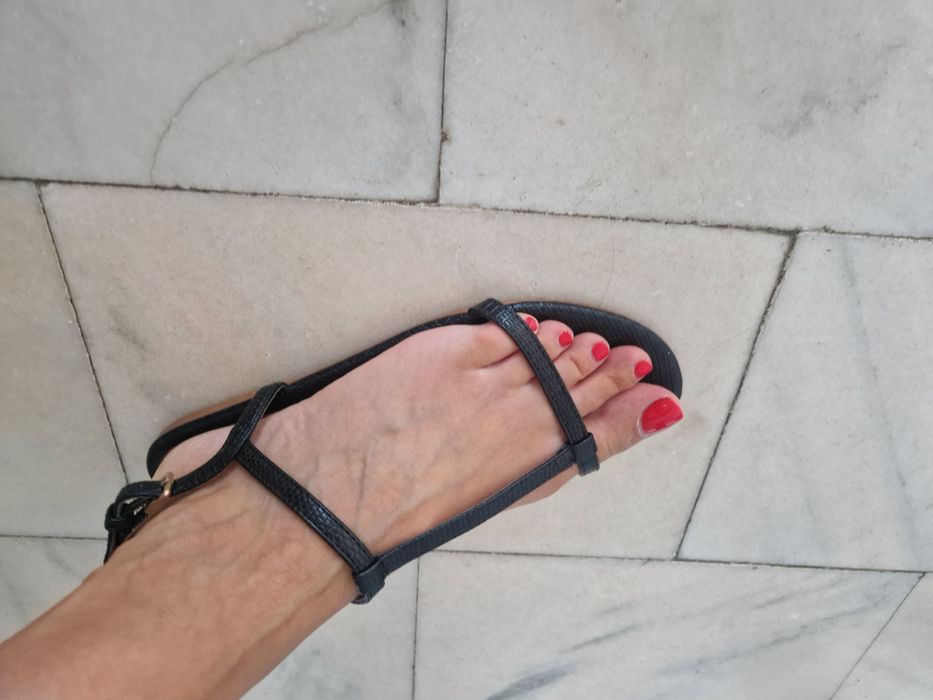 Sandale negre h&m