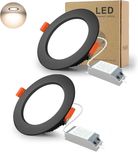 НОВ! Комплект от 2 ултратънки LED лунички за вграждане 7W
