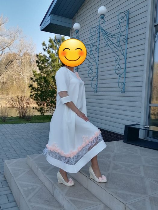 Белое платье на свадьбу, на праздник