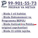 Prapan 4-euro ustanovka 1 yil kafolat/1 yil garantiya