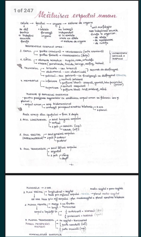 Notite carte caiet manual medicina UMF admitere bac biologie