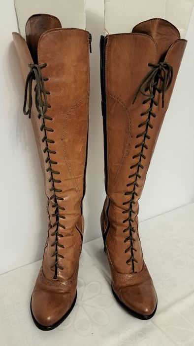 Cizme 39 Progetto piele coniac