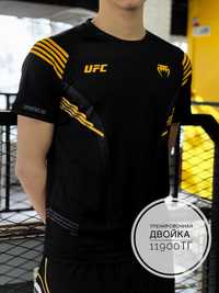 Трен двойка UFC Venum 2в1 чер золот 12018