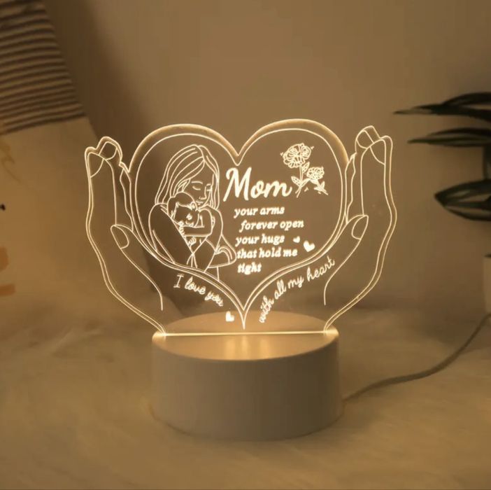 Lampa Decorativă cu Mesaj pentru Mamă – Ideea de Cadou Ideală