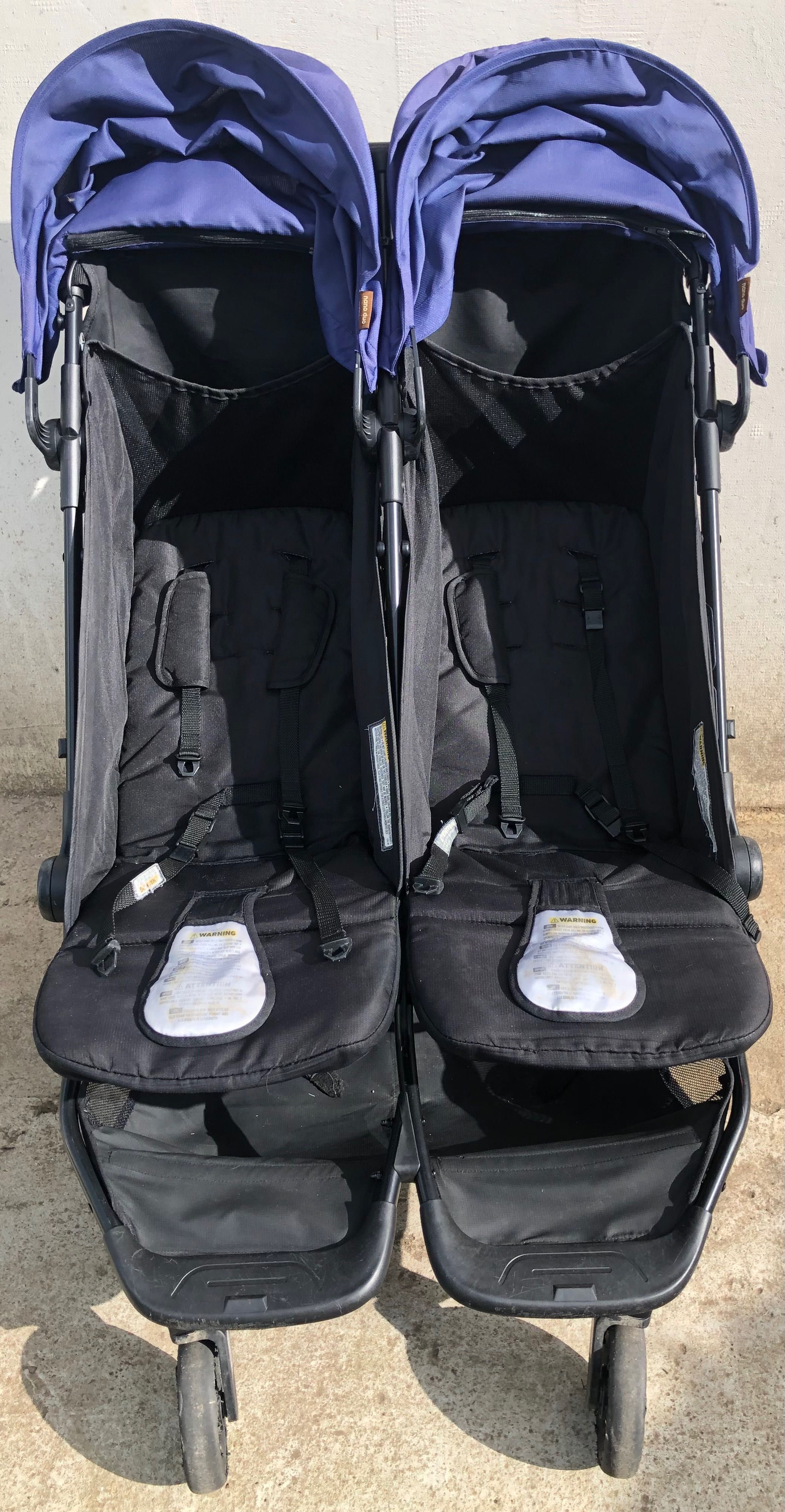 Лятна количка за две деца/близнаци Mountain buggy Nano Duo