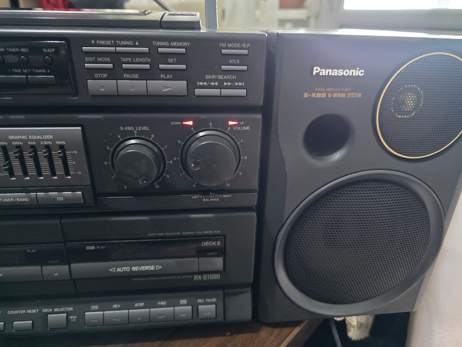 Boombox Radio Cd Casetofon Panasonic Rx-Dt680